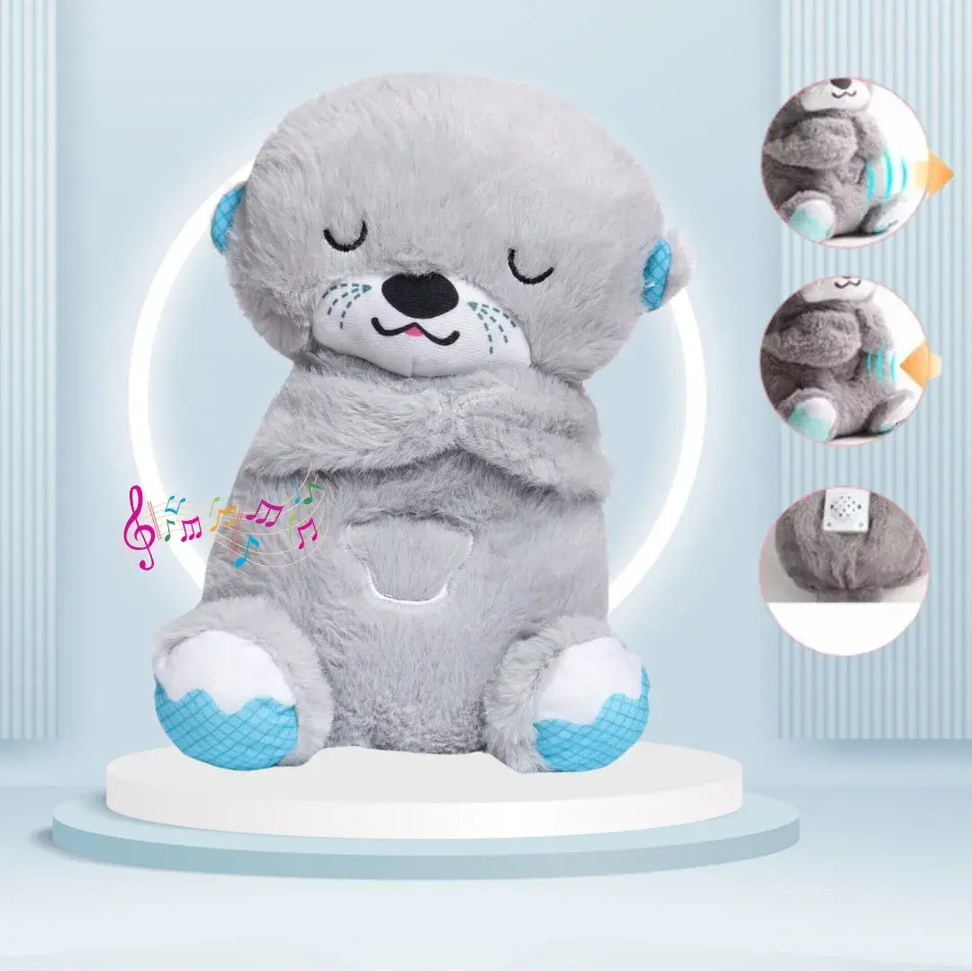 Peluche NutryCalm Nutria Dormilona Con Sonidos, Luces y Respiración