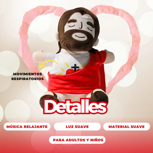 Peluche De Jesus Con Sonidos Luces Y Respiración