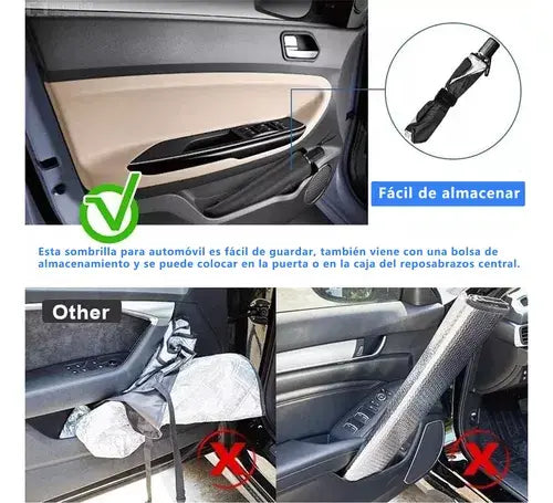 Tapasol Pro Universal Plegable Para Autos Proteccion Uv
