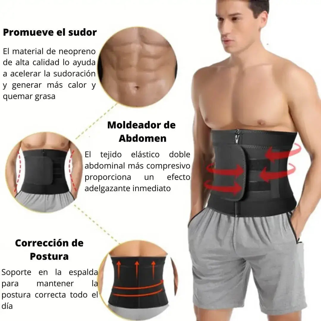 Faja Reductora Moldeadoras Abdomen Deportivas Hombre