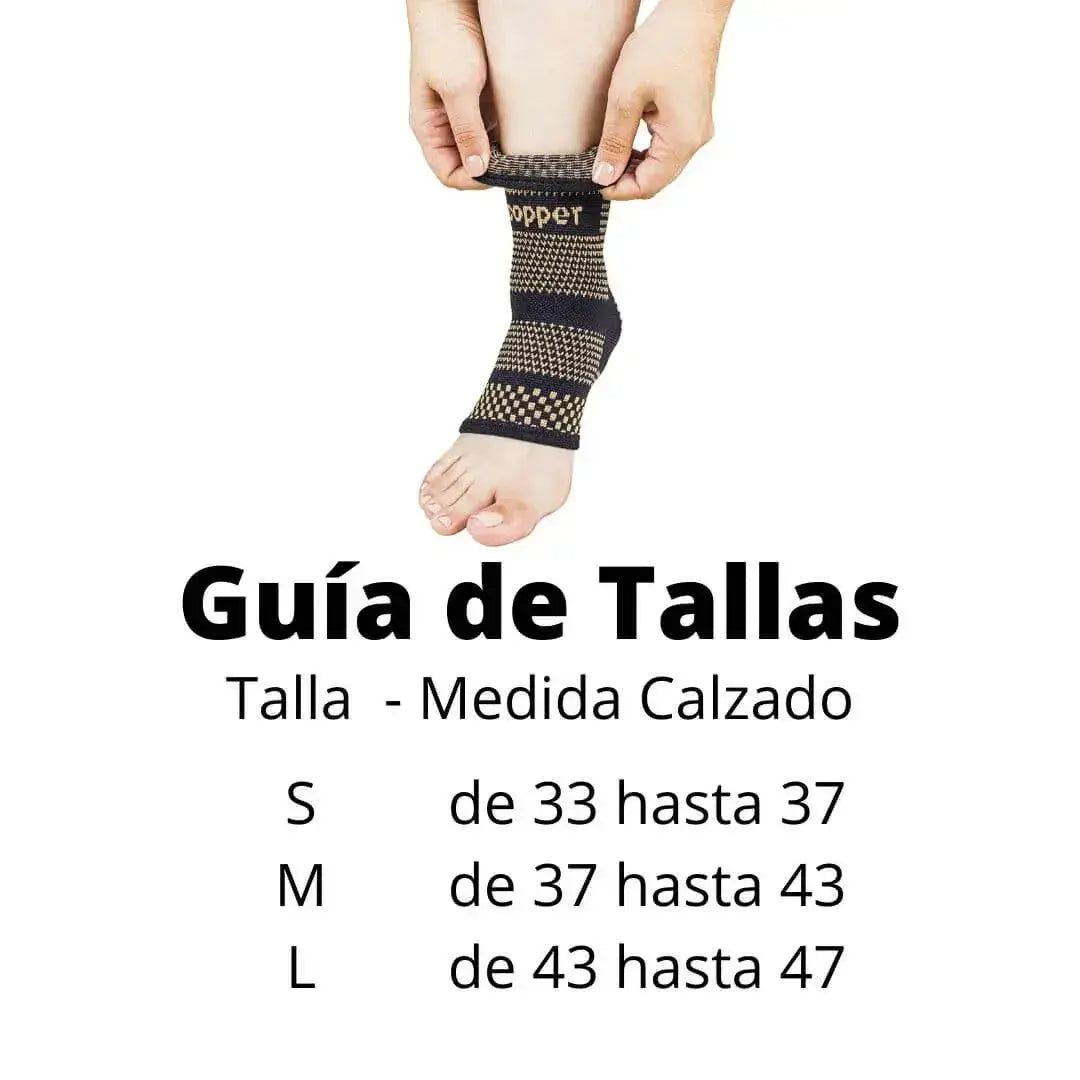 Tobillera de Comprensión de Cobre Copper