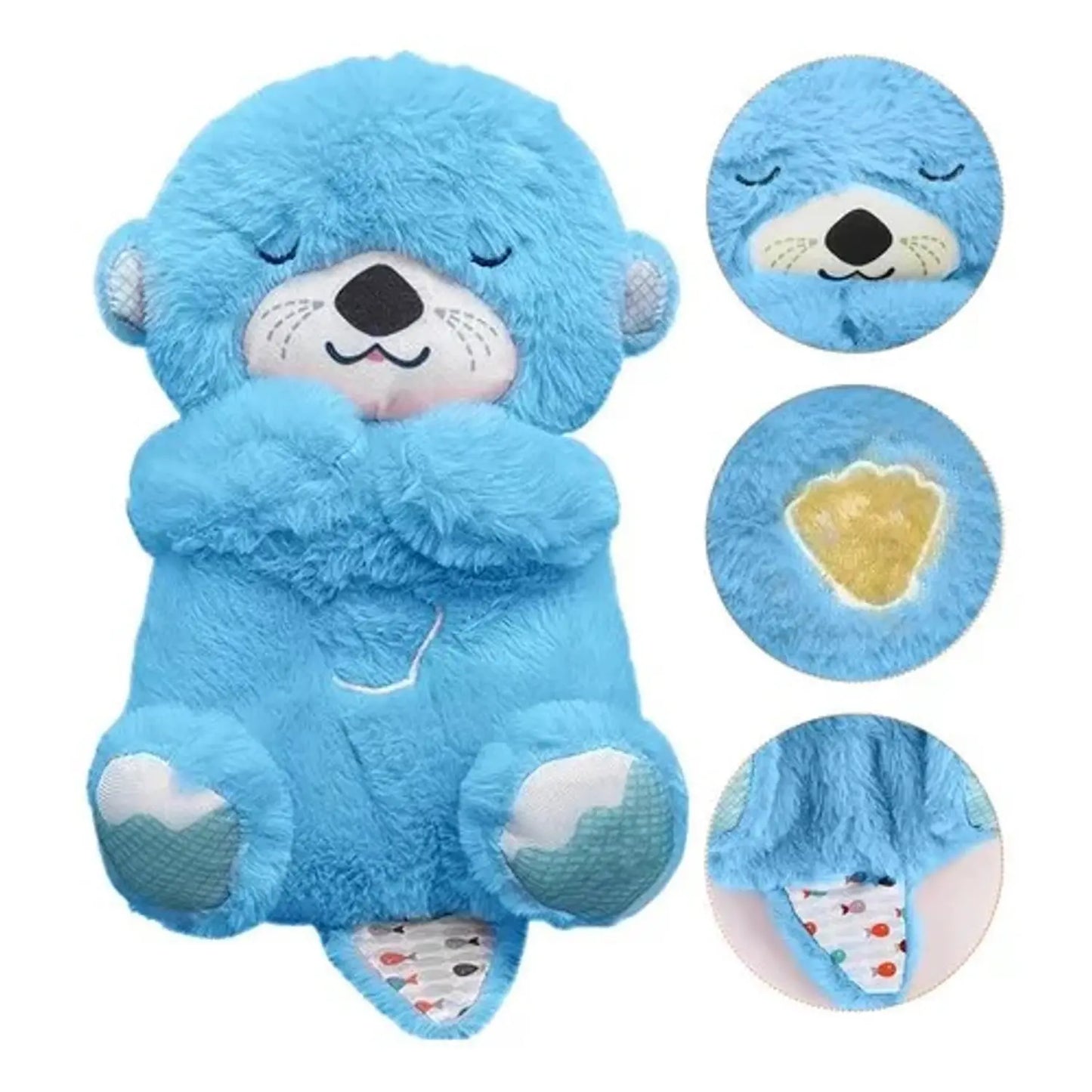 Peluche NutryCalm Nutria Dormilona Con Sonidos, Luces y Respiración