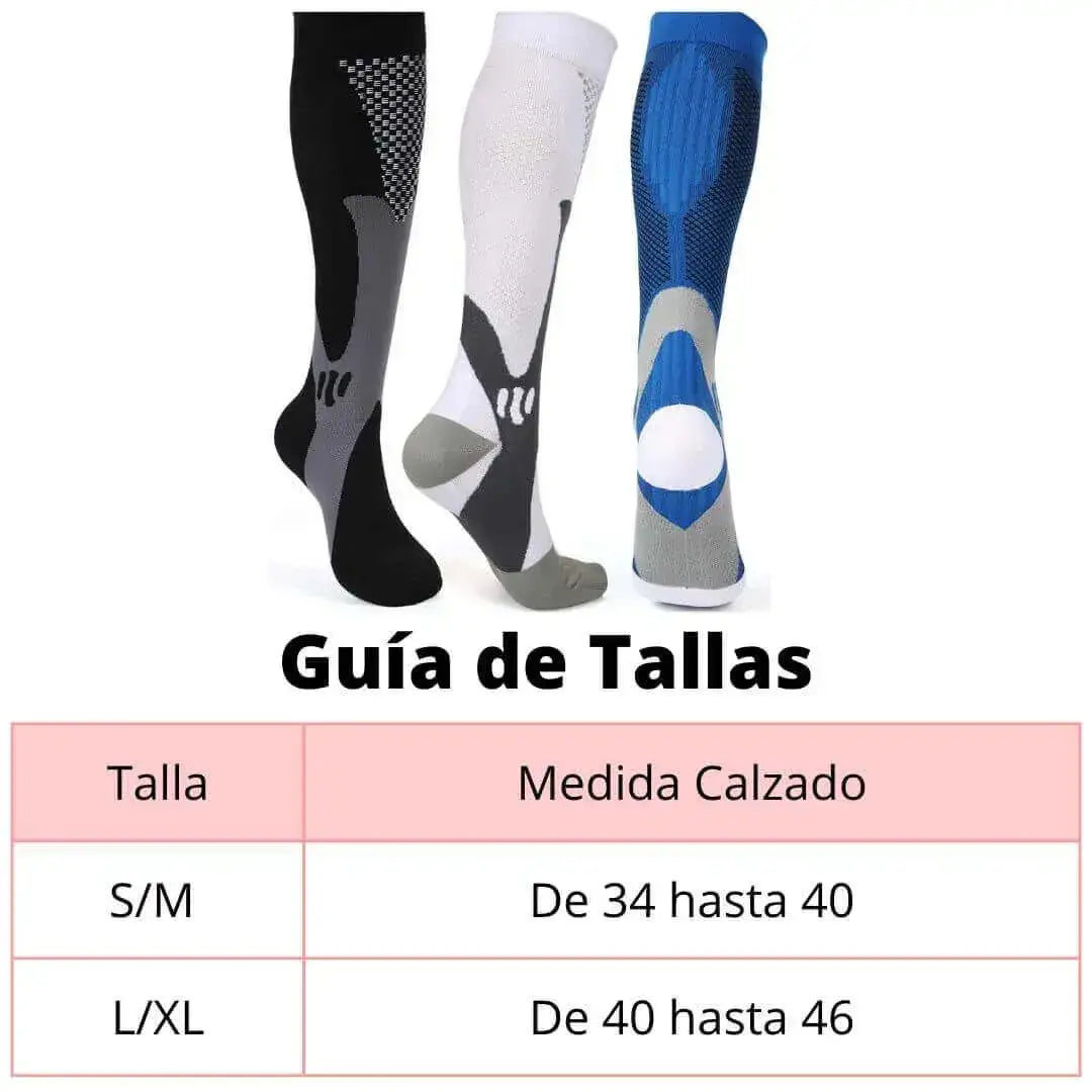 Medias de Compresión Deportivas Varices Unisex