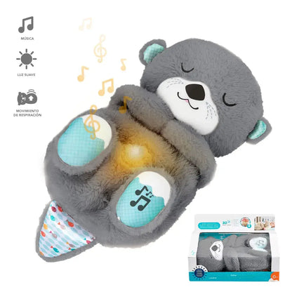 Peluche NutryCalm Nutria Dormilona Con Sonidos, Luces y Respiración