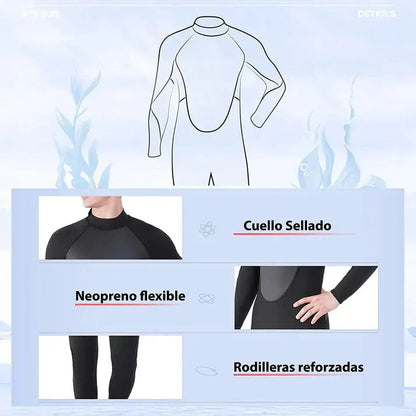 Wetsuit Pro 3/2 mm Traje de Neopreno 3/2 mm Unisex